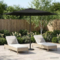 Garten-Sonnenschirm 300 x 300 cm Polyester Rechtwinklig