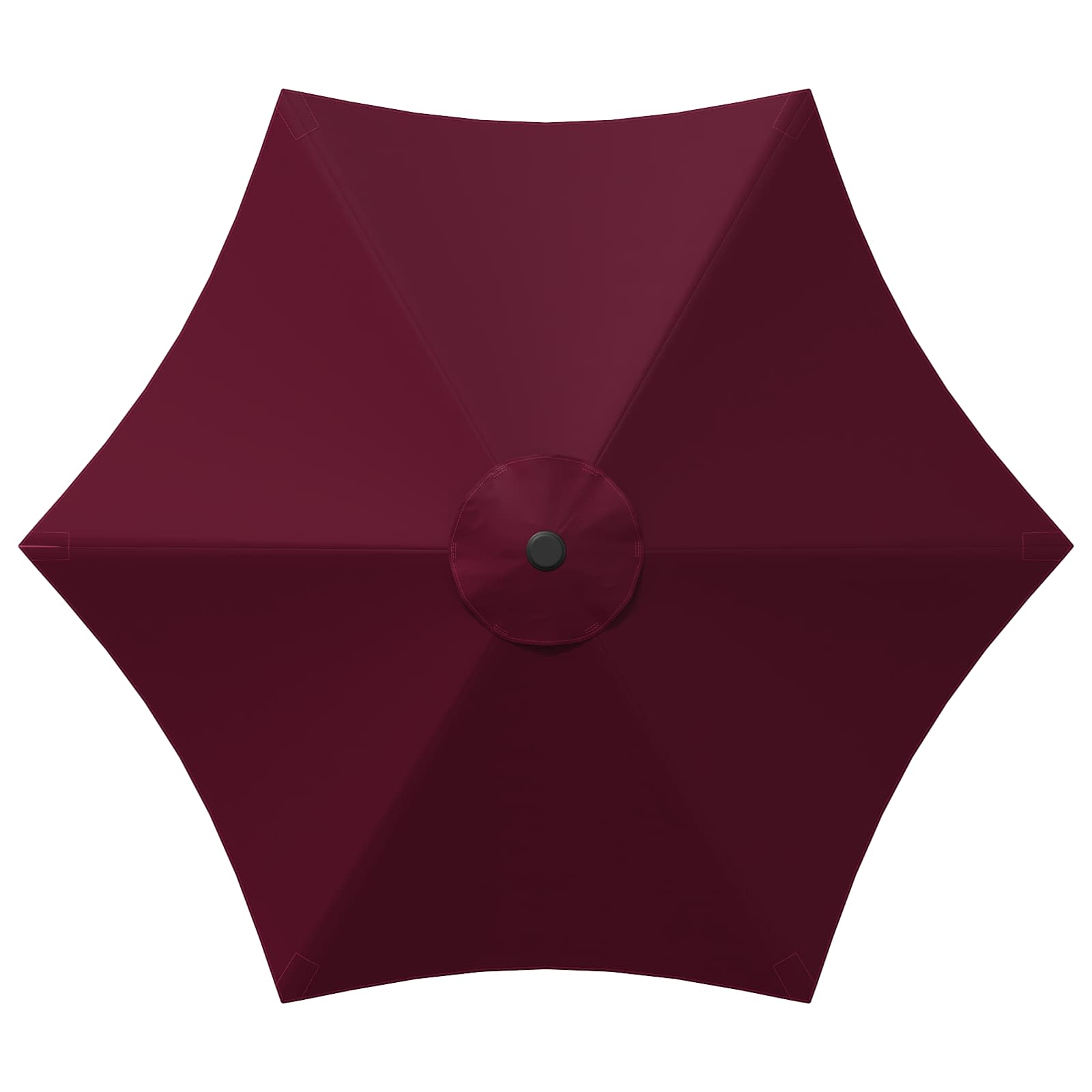 Garten-Sonnenschirm 300 x 300 cm Polyester Rechtwinklig