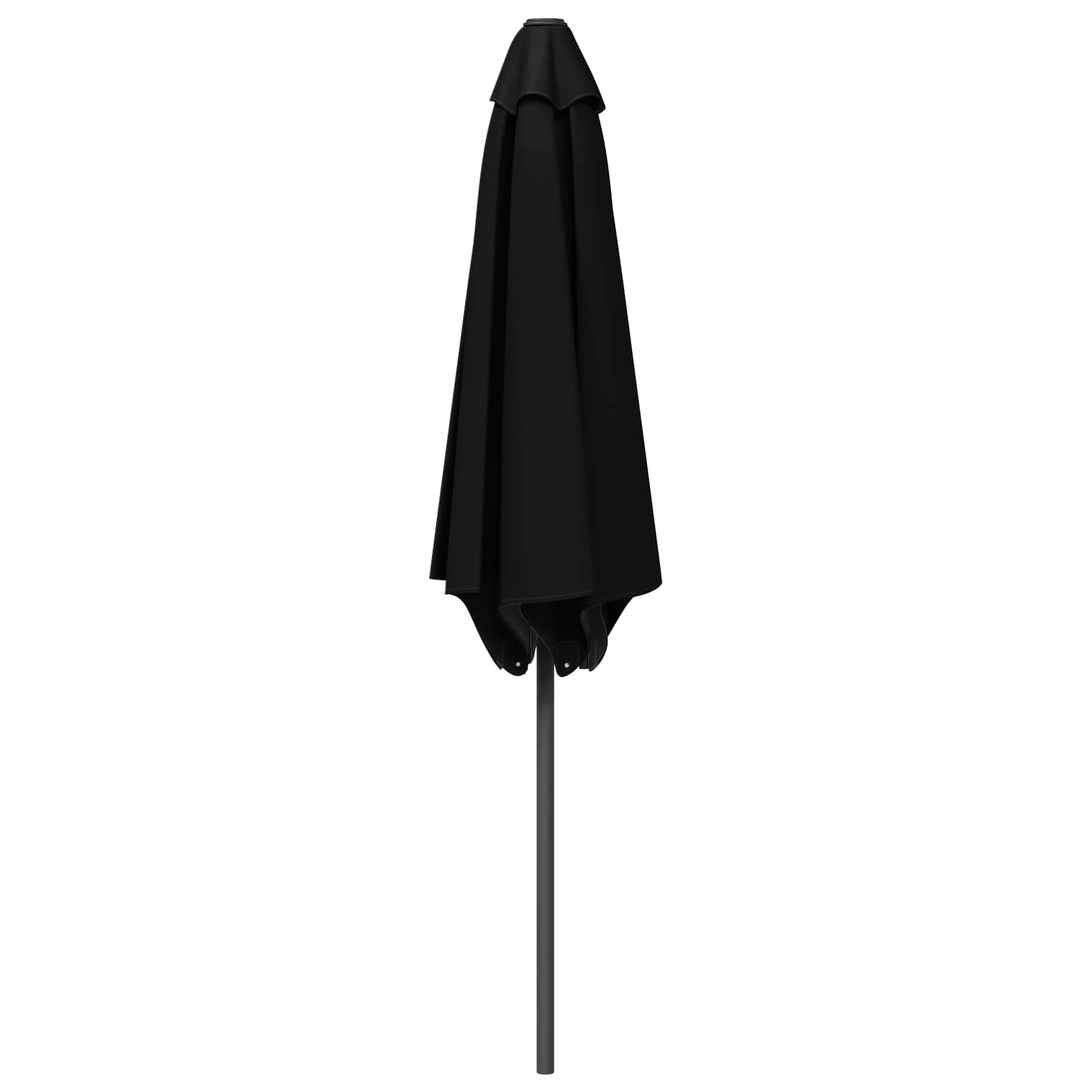 Garten-Sonnenschirm 300 x 300 cm Polyester Rechtwinklig Schwarz