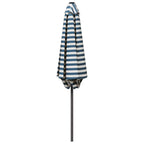 Garten-Sonnenschirm 300 x 300 cm Polyester Rechtwinklig