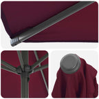 Garten-Sonnenschirm 270 x 270 cm Polyester Rechtwinklig