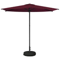 Garten-Sonnenschirm 270 x 270 cm Polyester Rechtwinklig