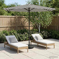Garten-Sonnenschirm 270 x 270 cm Polyester Rechtwinklig