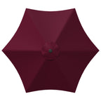 Garten-Sonnenschirm 300 x 300 cm Polyester Rechtwinklig