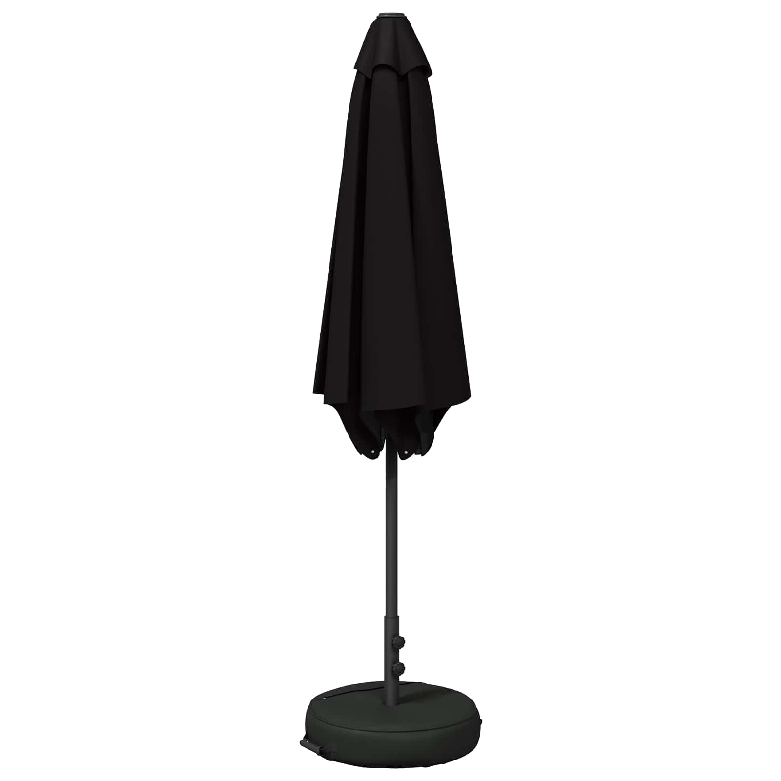Garten-Sonnenschirm 300 x 300 cm Polyester Rechtwinklig Schwarz