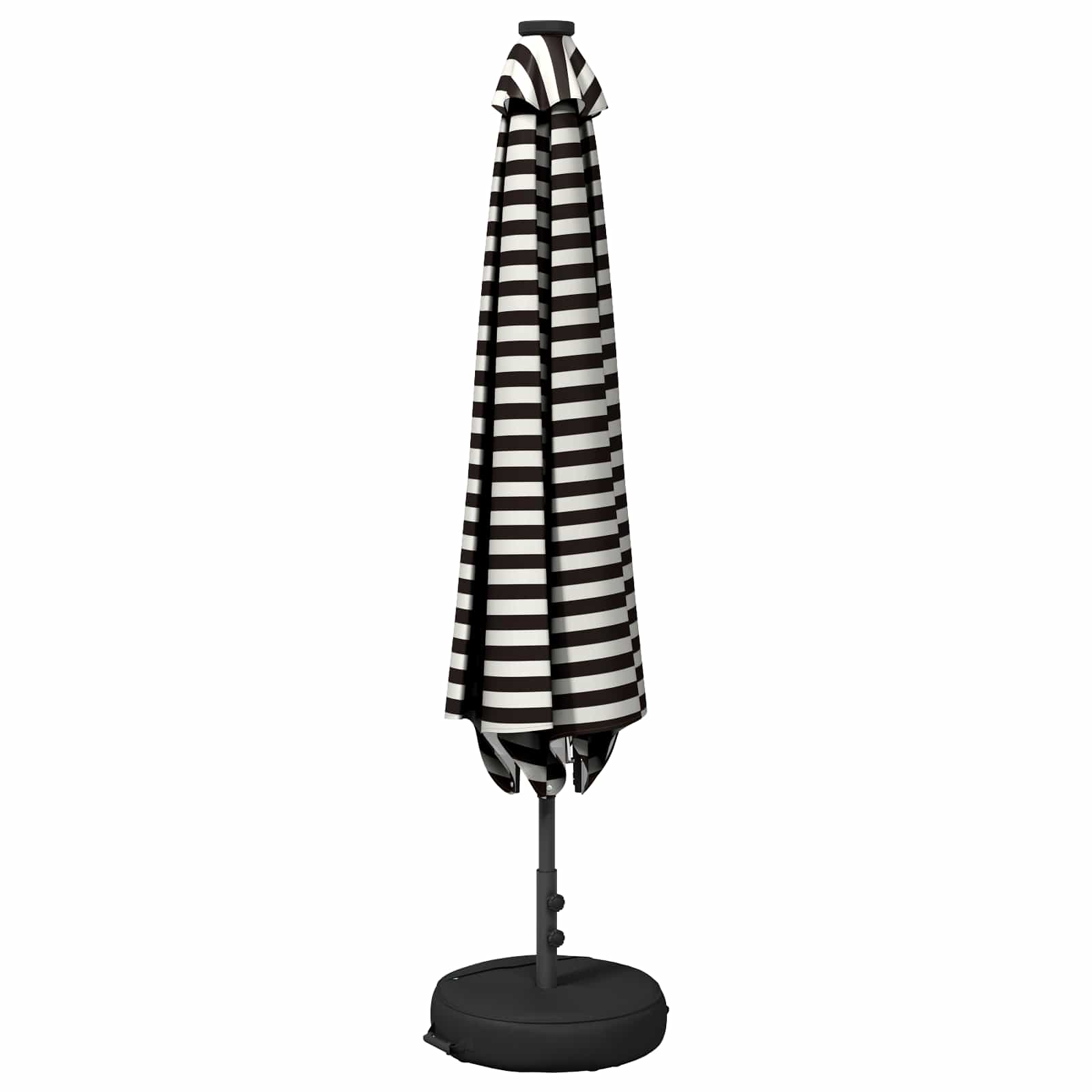 Garten Sonnenschirm mit LED-Lichtern 230 x 230 cm Polyester