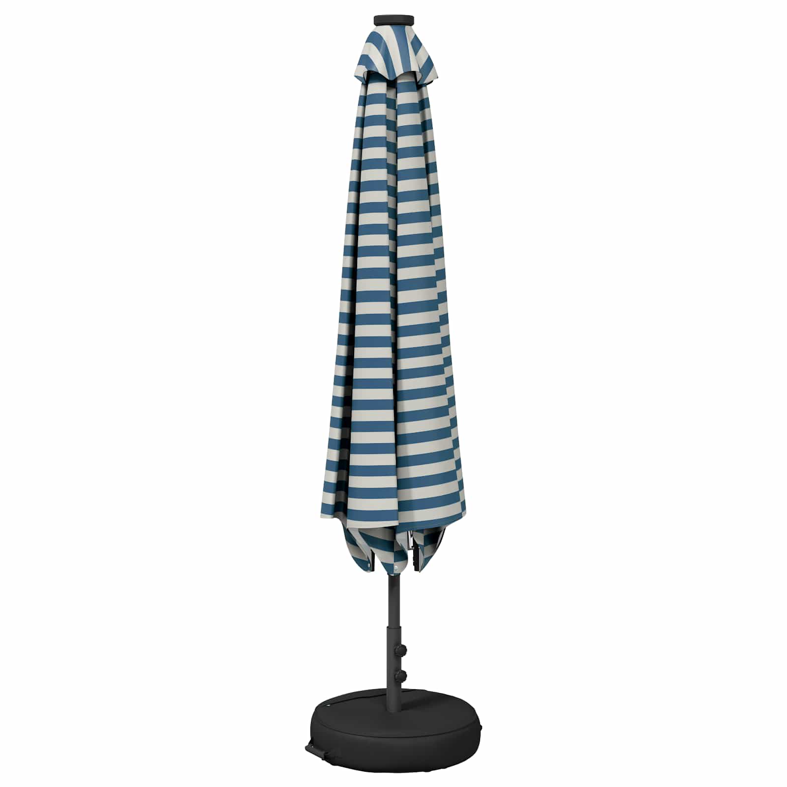 Garten Sonnenschirm mit LED-Lichtern 230 x 230 cm Polyester