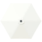 Garten Sonnenschirm mit LED-Lichtern 270 x 270 cm Polyester