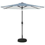 Garten Sonnenschirm mit LED-Lichtern 270 x 270 cm Polyester
