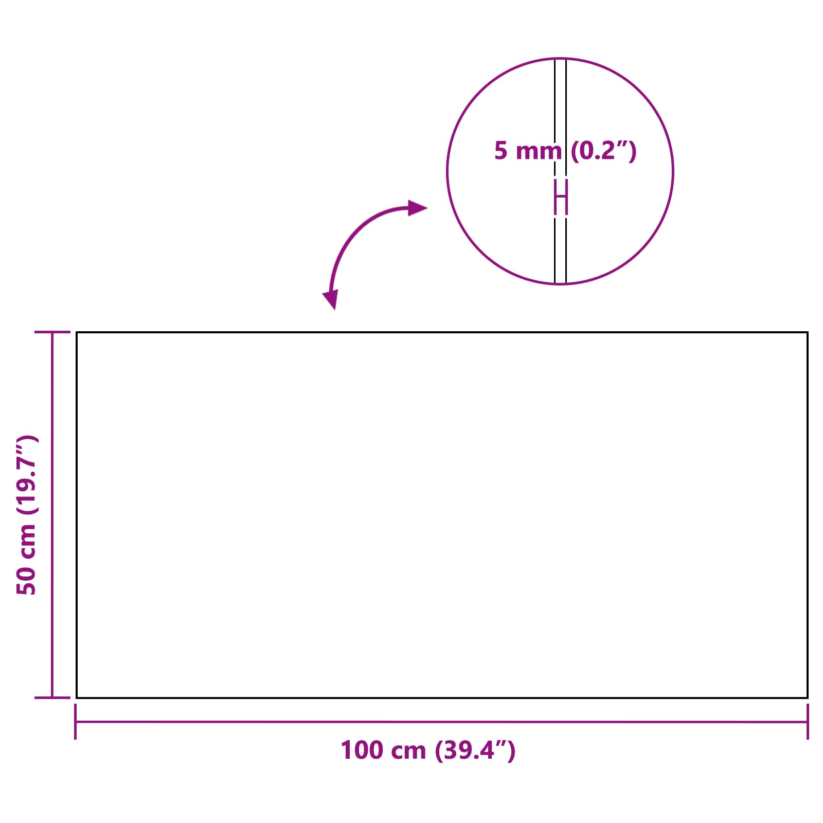 Korkplatte 12 pcs 100 x 50 x 0,5 cm Kork Braun