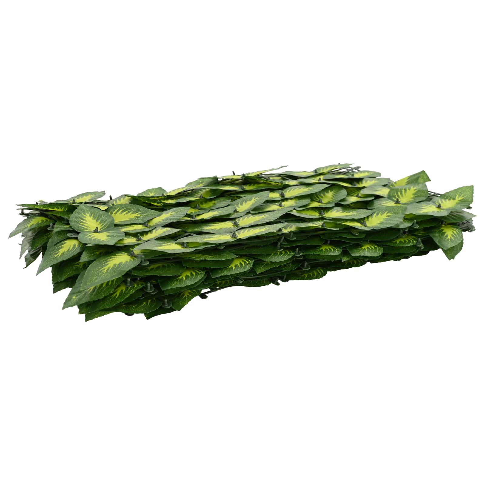 Balkonsichtschutz mit Blättern Grün und Gelb 600 x 100 cm