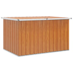 Außenlagerbox Holz 150 x 101 x 91 cm Verzinkter Stahl