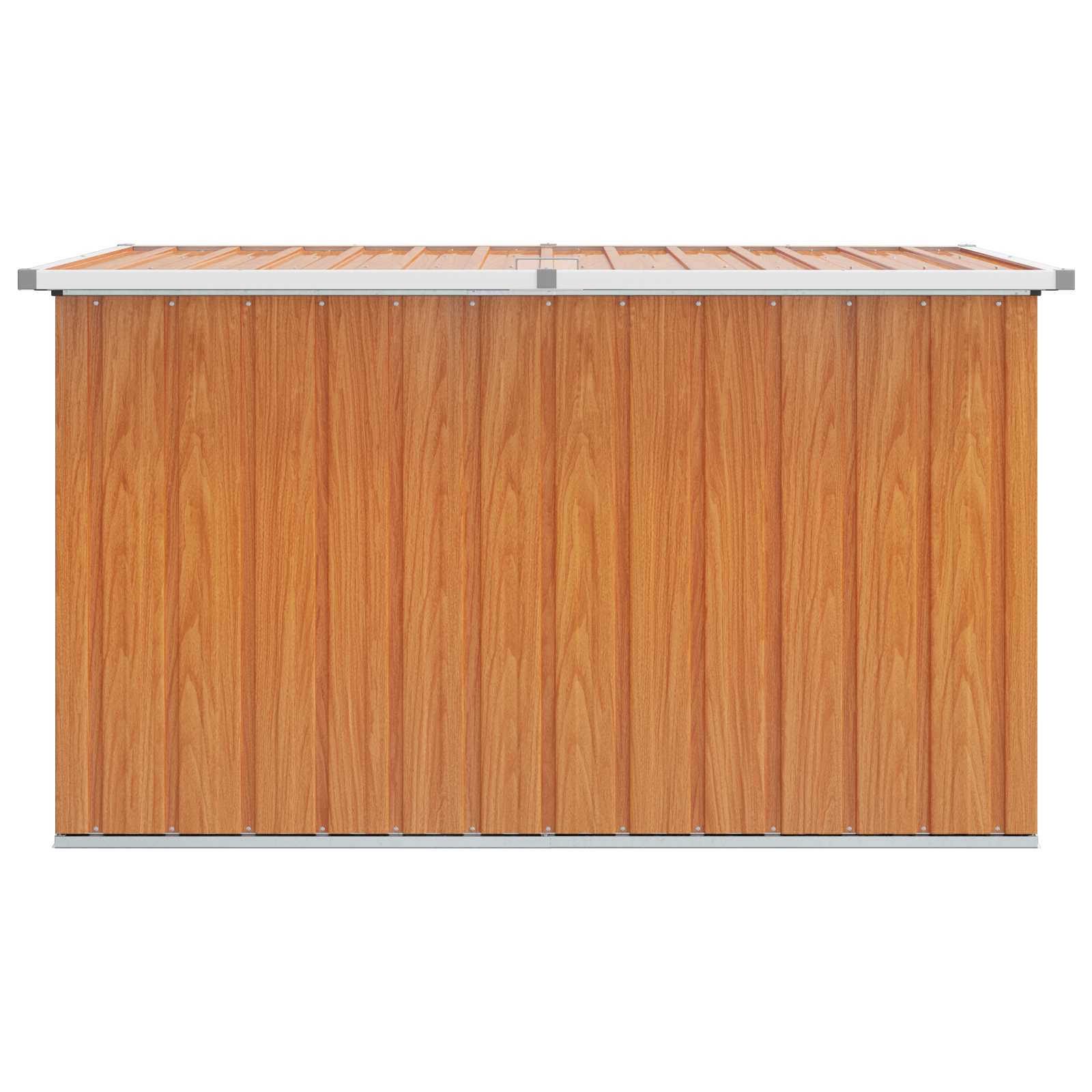 Außenlagerbox Holz 150 x 101 x 91 cm Verzinkter Stahl
