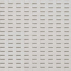 Liegesessel Garten Rattan-Optik Weiß und Taupe PP