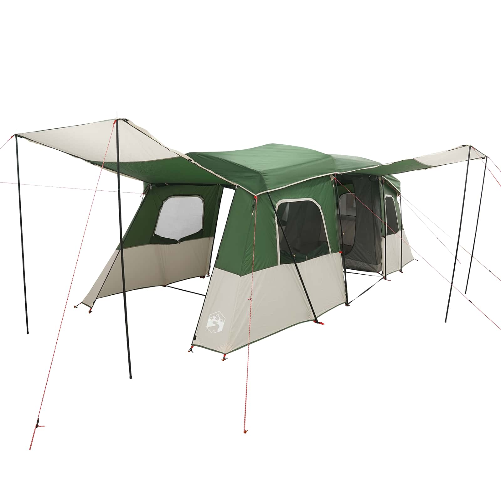 3 Personen 3-Personen Grün 185T Polyester mit PU-Beschichtung