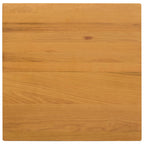 Esstisch 75 x 75 x 75,5 cm Massivholz Eiche Natur Quadratisch