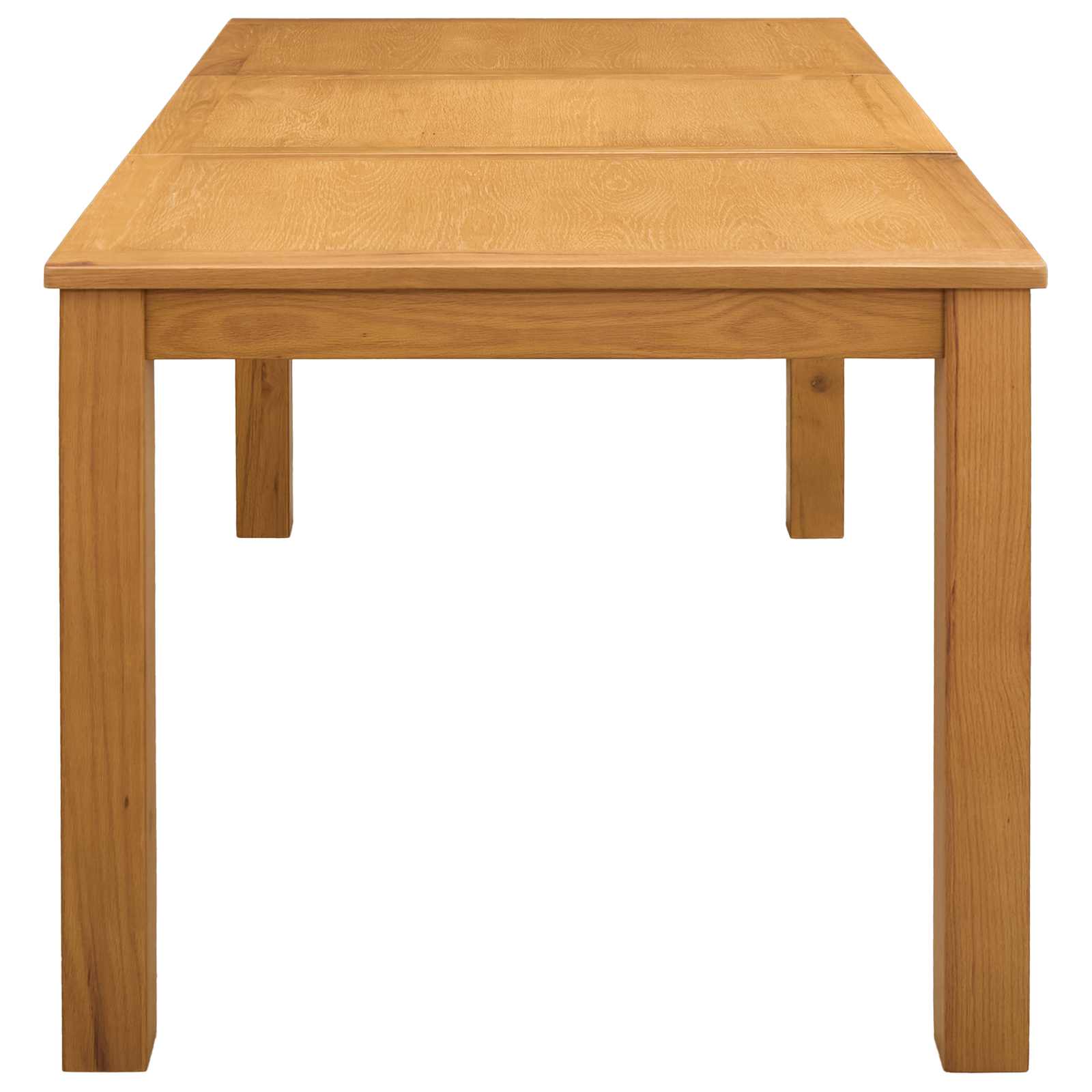 Esstisch 150 x 85 x 75 cm Massivholz Eiche Natur Rechtwinklig