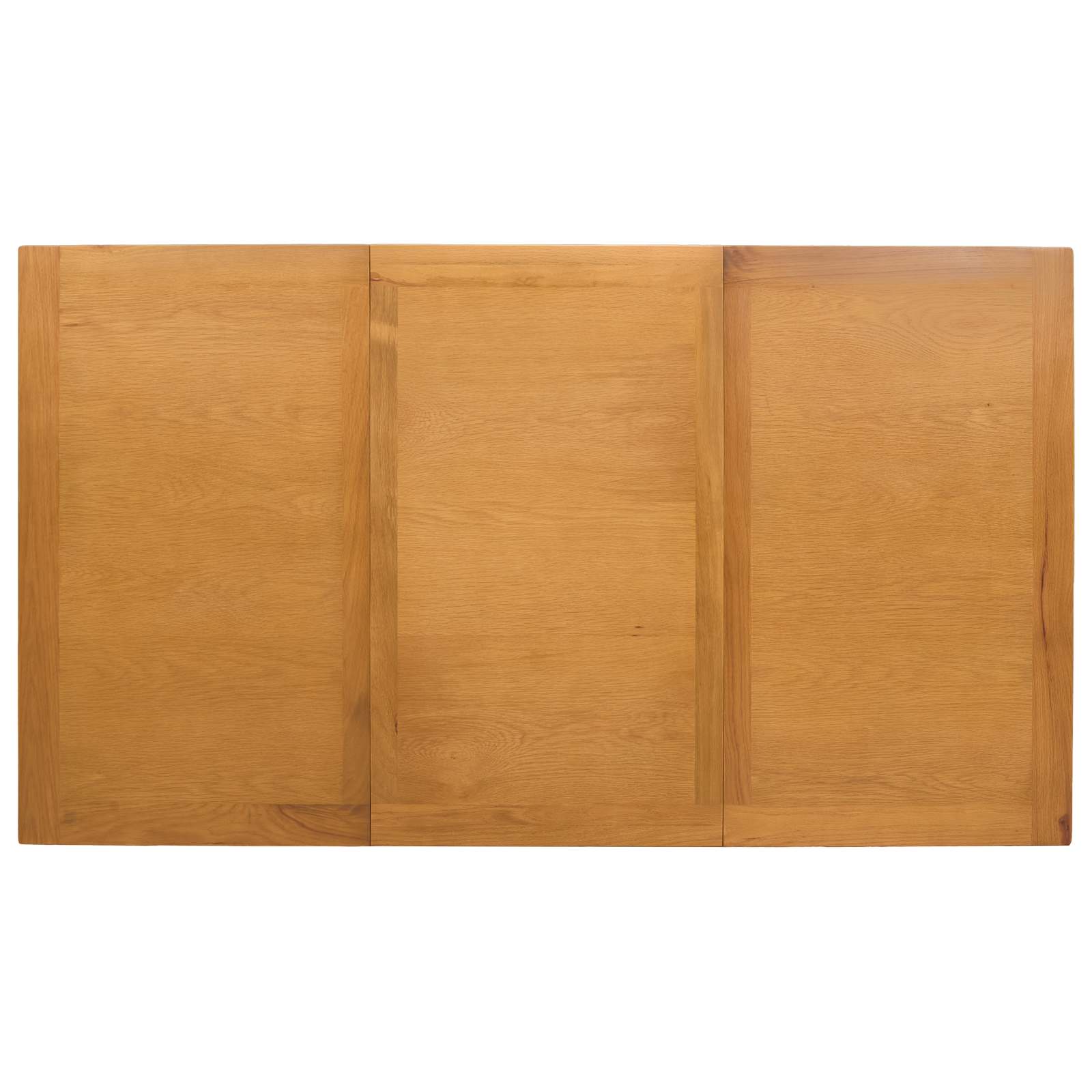 Esstisch 150 x 85 x 75 cm Massivholz Eiche Natur Rechtwinklig