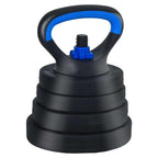 4-in-1 Hantelset 40kg Schwarz und Blau Zement und Eisensand