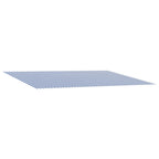 Markisenersatzstoff Blau und Weiß 400 x 200 cm Polyester