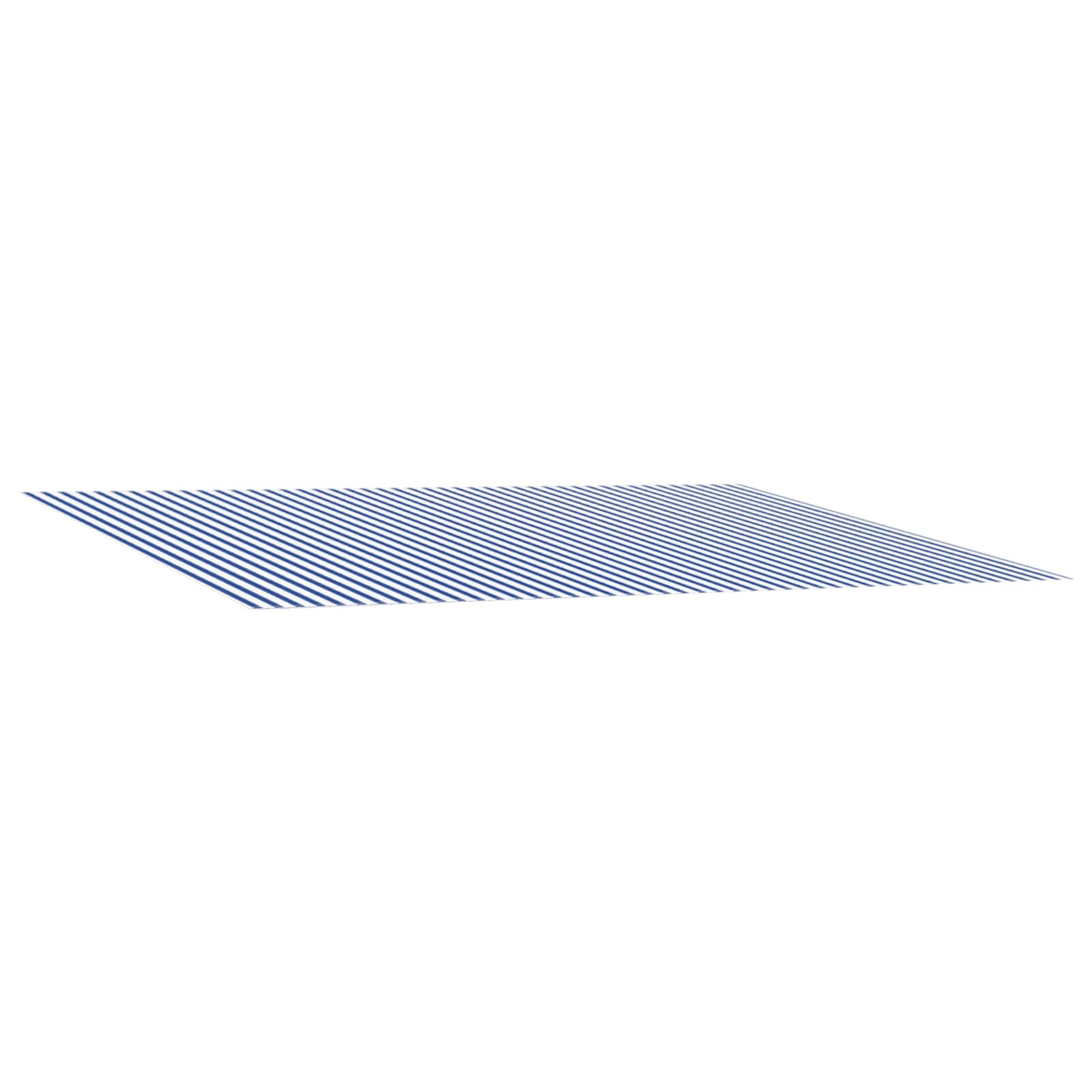 Markisenersatzstoff Blau und Weiß 300 x 250 cm Polyester