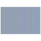 Markisenersatzstoff Blau und Weiß 500 x 300 cm Polyester