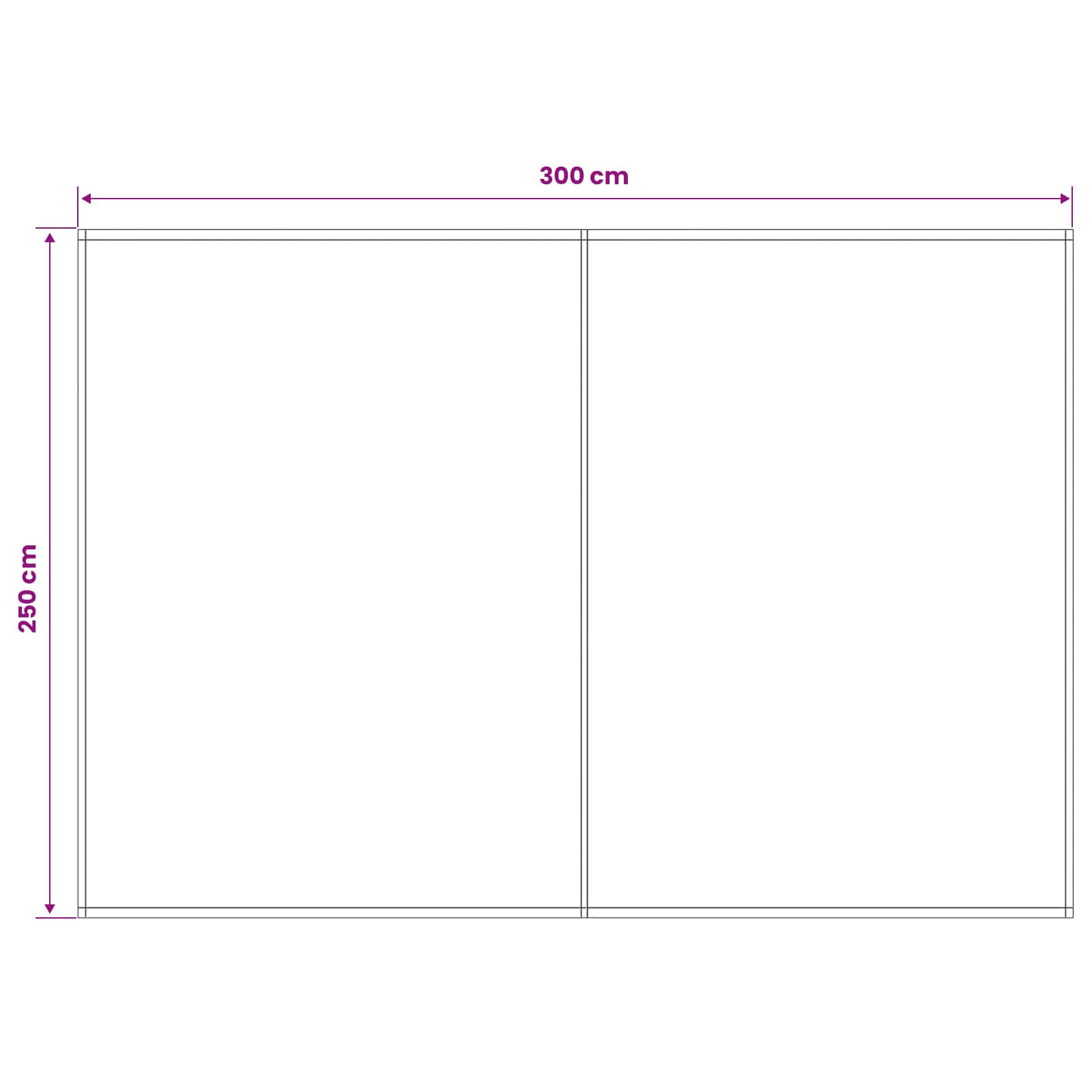 Markisenersatzstoff Gelb und Weiß 300 x 250 cm Polyester