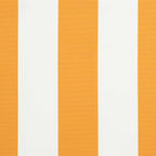 Markisenersatzstoff Gelb und Weiß 400 x 300 cm Polyester