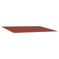 Markisenersatzstoff Orange und Braun 500 x 350 cm Polyester