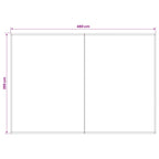 Markisenersatzstoff Bordeauxrot 500 x 300 cm Polyester
