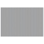Markisenersatzstoff Anthrazit und Weiß 350 x 250 cm Polyester