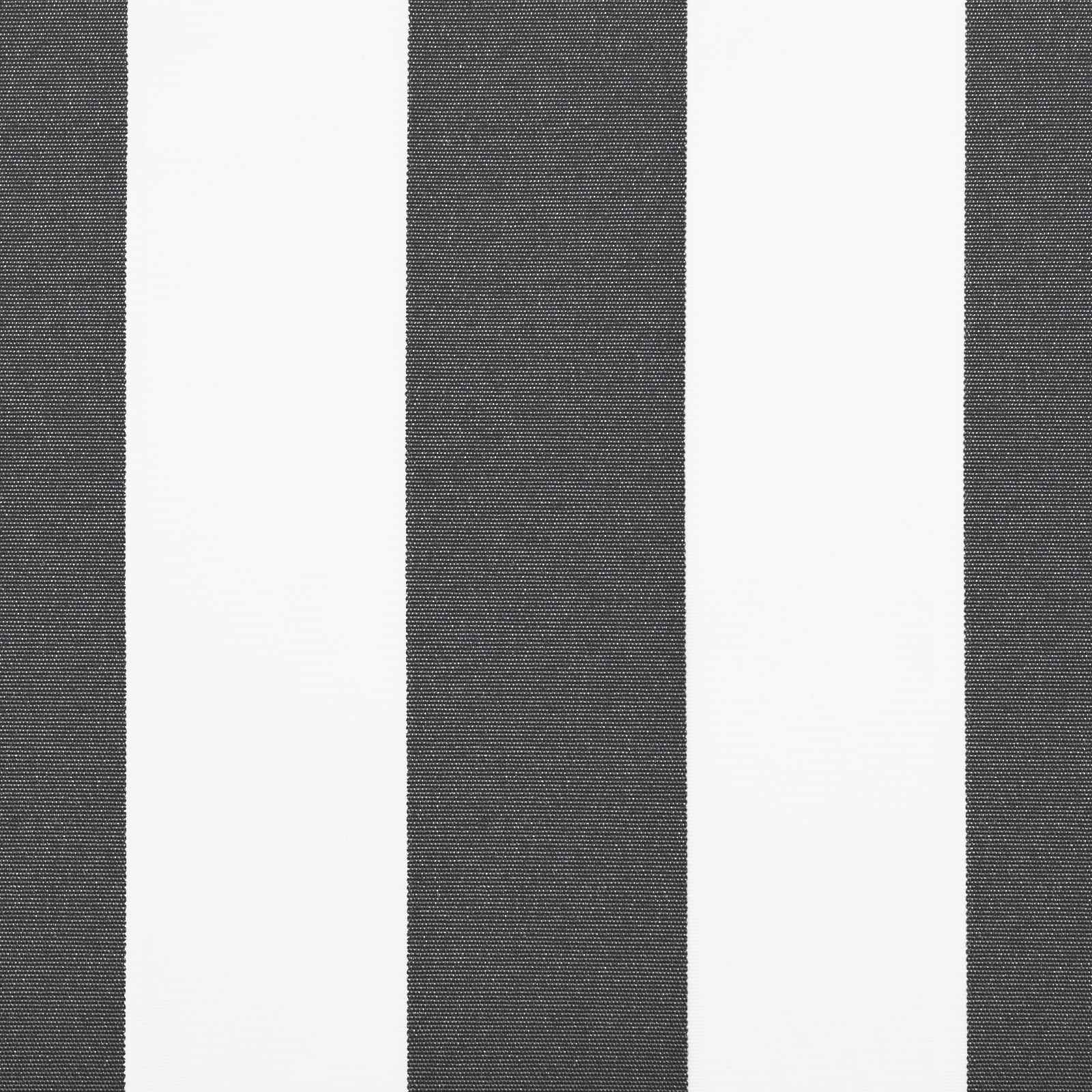 Markisenersatzstoff Anthrazit und Weiß 400 x 300 cm Polyester