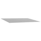 Markisenersatzstoff Anthrazit und Weiß 450 x 350 cm Polyester
