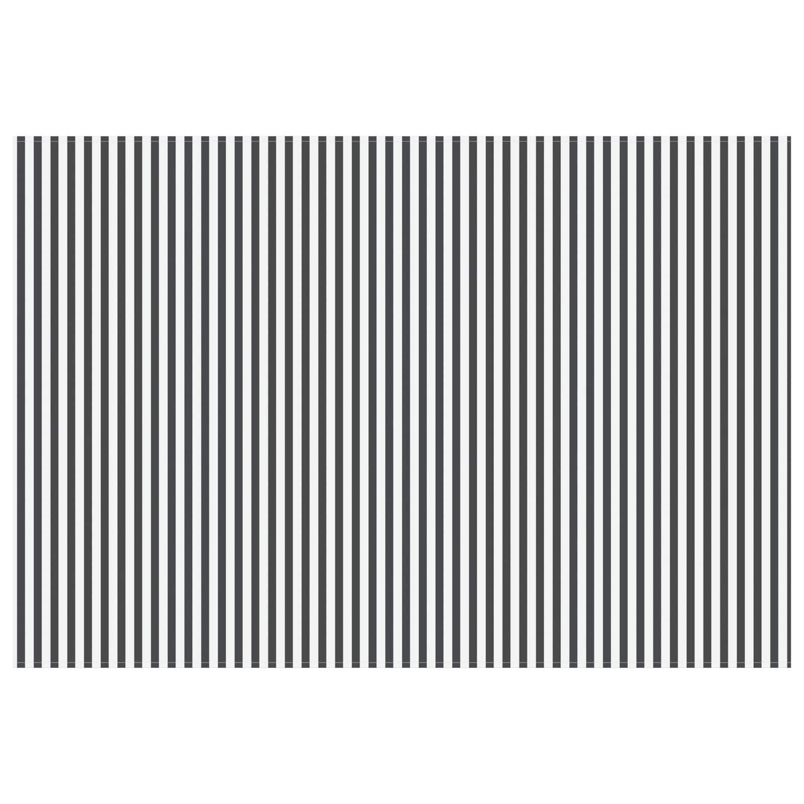 Markisenersatzstoff Anthrazit und Weiß 450 x 350 cm Polyester