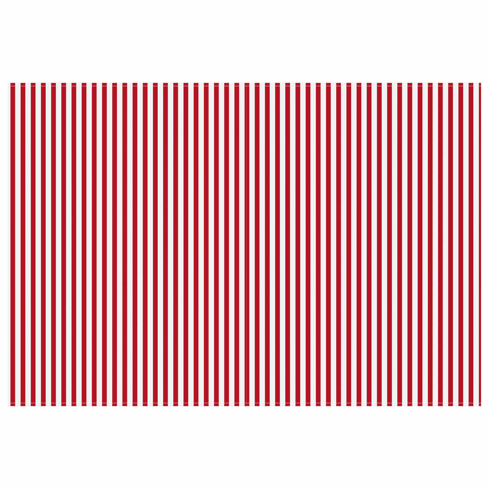 Markisenersatzstoff Rot und Weiß 450 x 300 cm Polyester