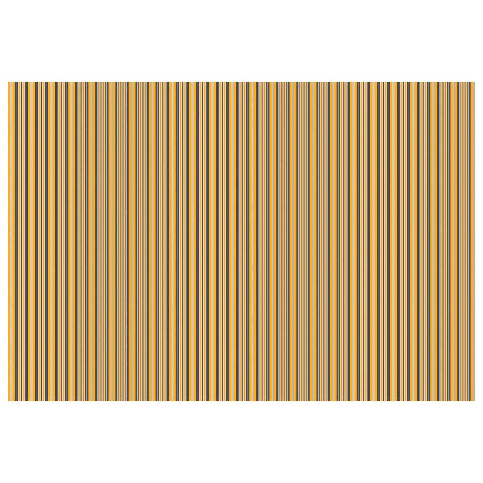 Markisenersatzstoff Orange und Schwarz 400 x 300 cm Polyester