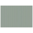 Markisenersatzstoff Grün und Weiß 300 x 250 cm Polyester