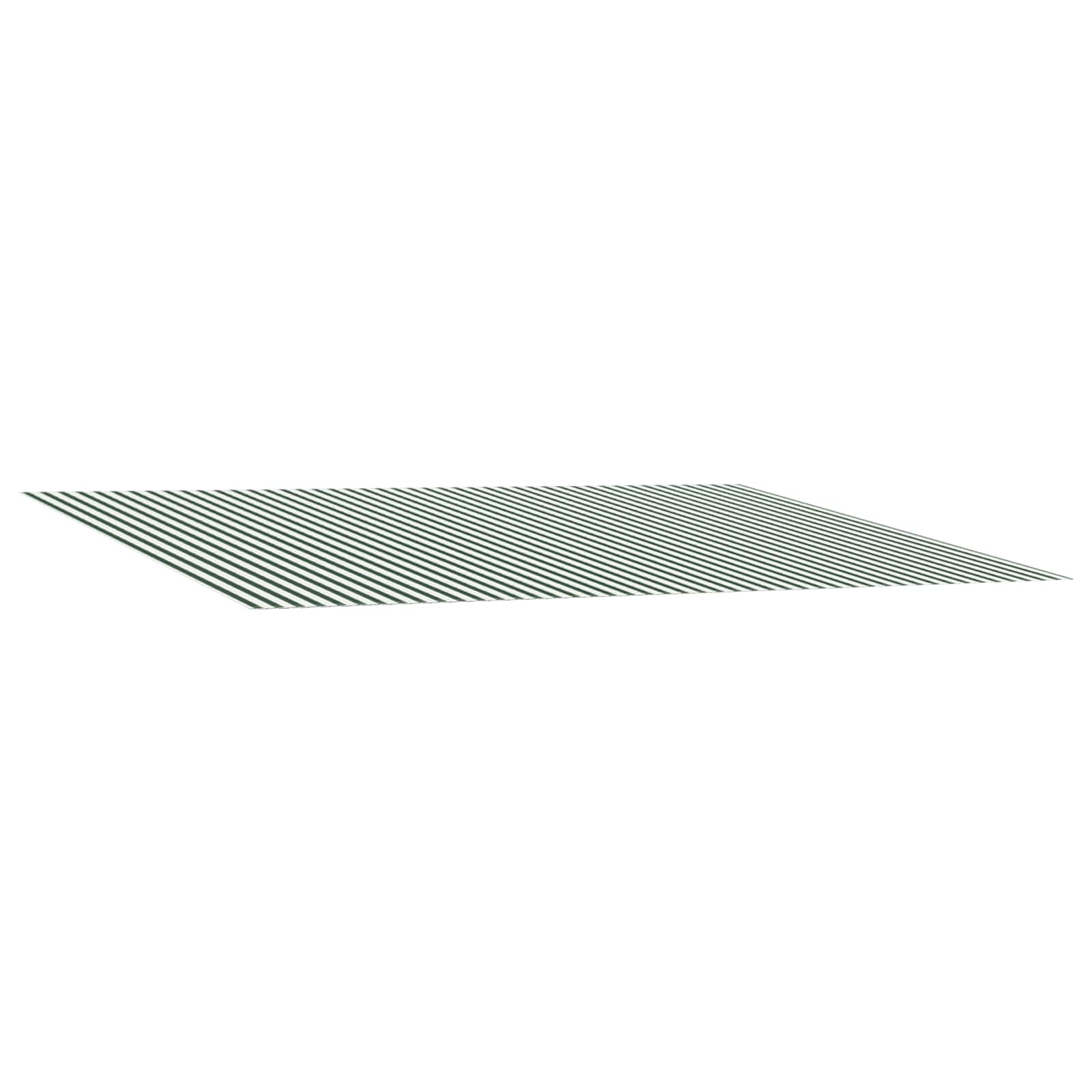 Markisenersatzstoff Grün und Weiß 450 x 300 cm Polyester