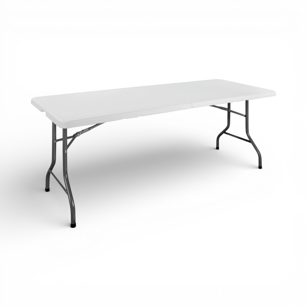 Banketttisch E180 (180x75 cm) - weiss-7