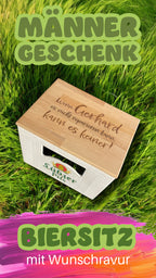 Seat board for beer crate