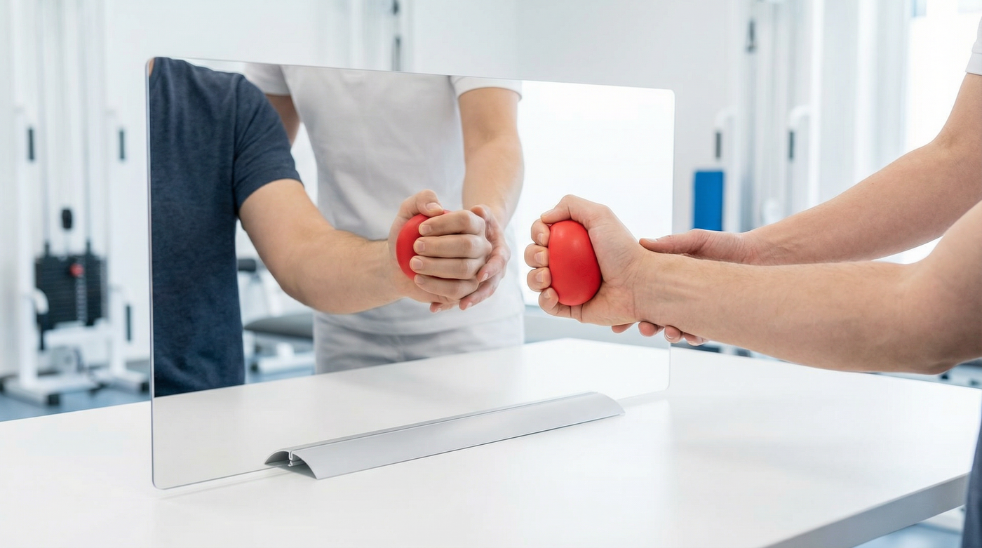 Hochwertiger Therapiespiegel für die Spiegeltherapie in der Praxis