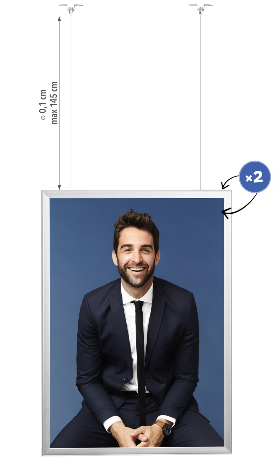 Hängender Rahmen - Vertico A1-6