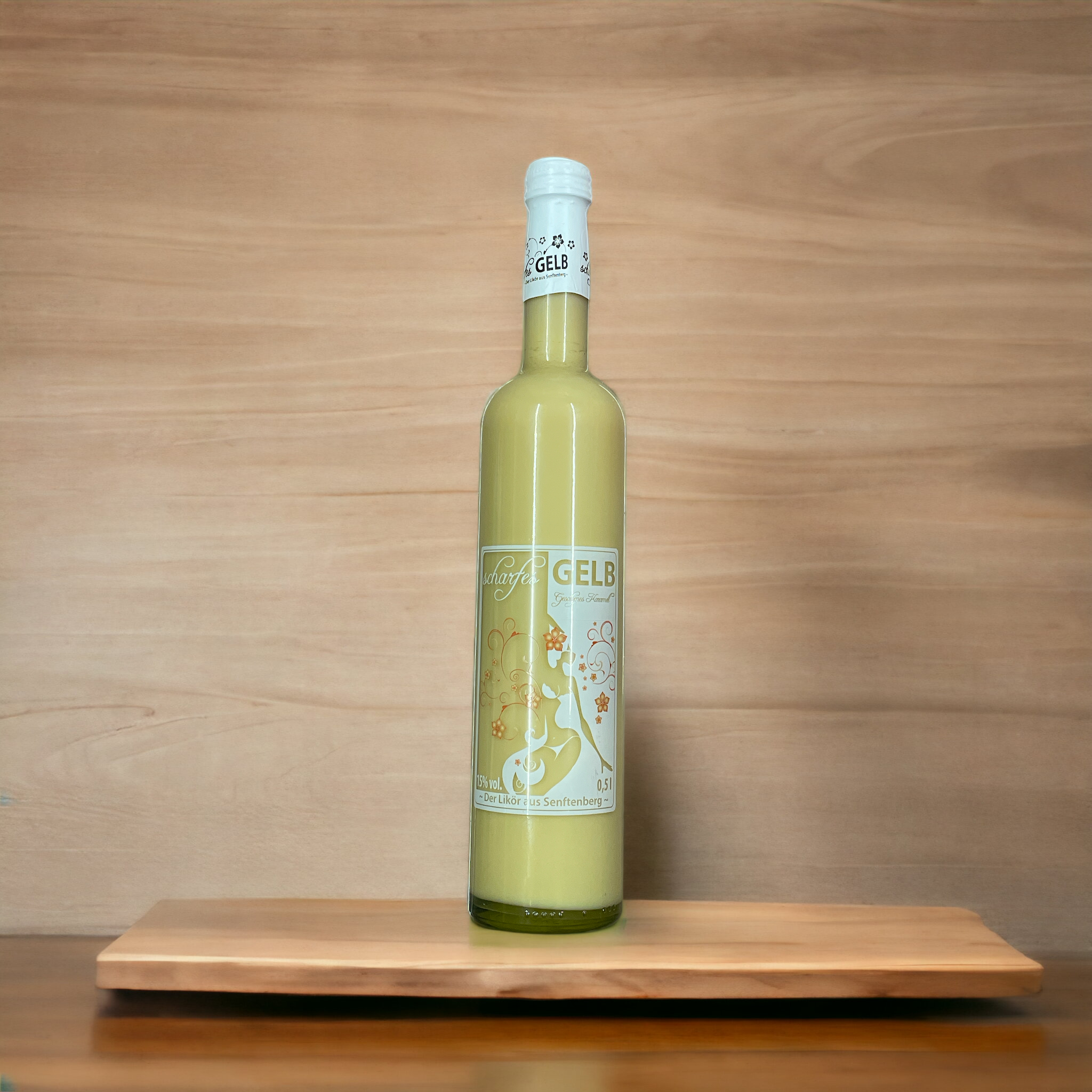 Sharp yellow "salted caramel"